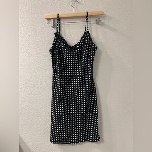 Vintage City Triangles Womens Y2K Polka Dot Dress Size S
